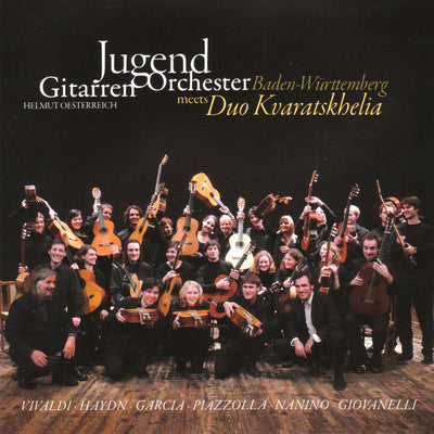 Jugendorchester Baden-Württemberg meets Duo Kvaratskhelia - Werke für 2 Sologitarren und Gitarrenorchester (CD) (5948063056025)