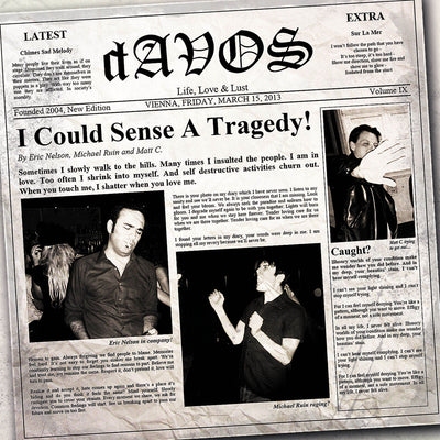 dAVOS - I Could Sense A Tragedy! (CD) (5871684386969)