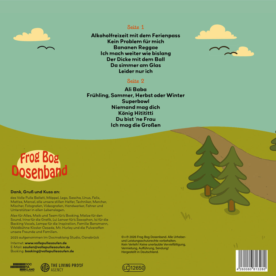 Frog Bog Dosenband - Alcohol-Free Leisure with the Holiday Pass (12-inch Vinyl Album)