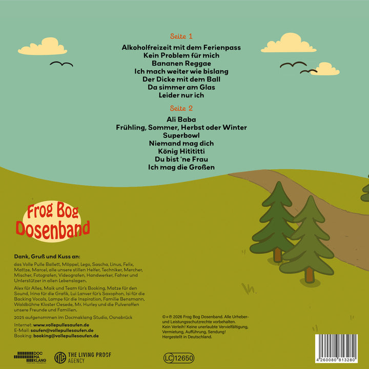 Frog Bog Dosenband - Alcohol-Free Leisure with the Holiday Pass (12-inch Vinyl Album)