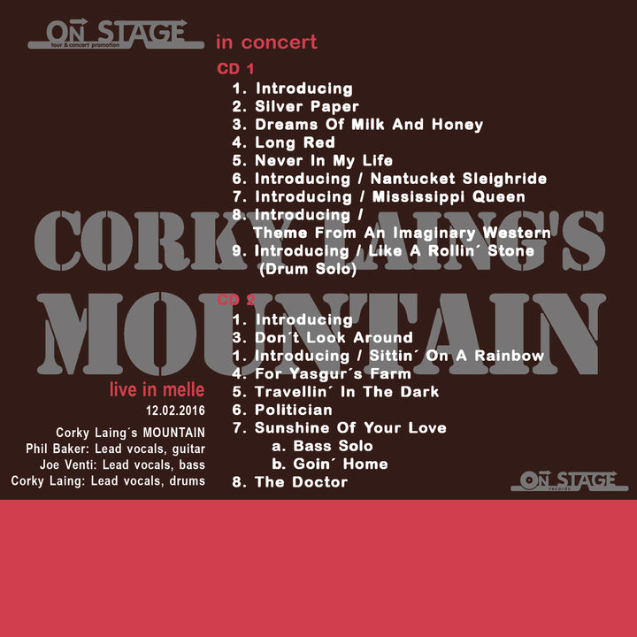 Corky Laing’s Mountain - Live In Melle (2CD)