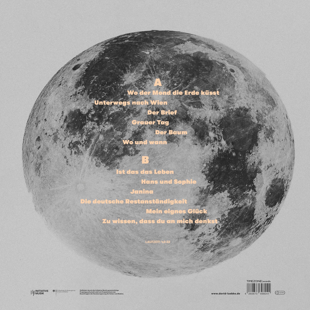 David Lübke - Wo der Mond die Erde küsst (12inch Vinyl-Album)