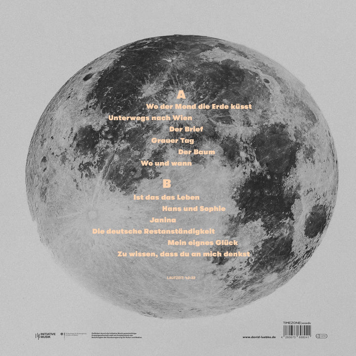 David Lübke - Wo der Mond die Erde küsst (12inch Vinyl-Album)
