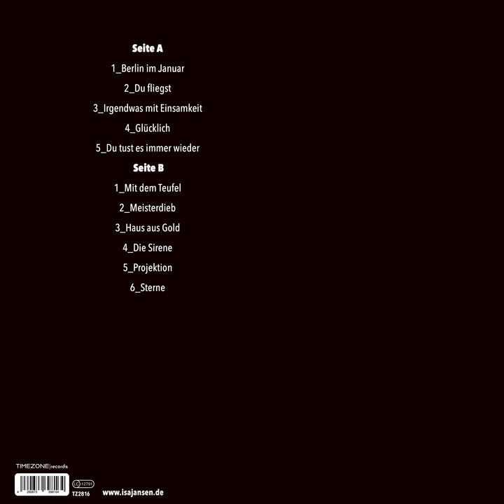 Isa Jansen - Du fliegst (12inch Vinyl-Album)