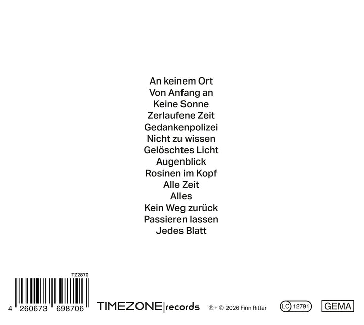 Finn Ritter - AD (CD)