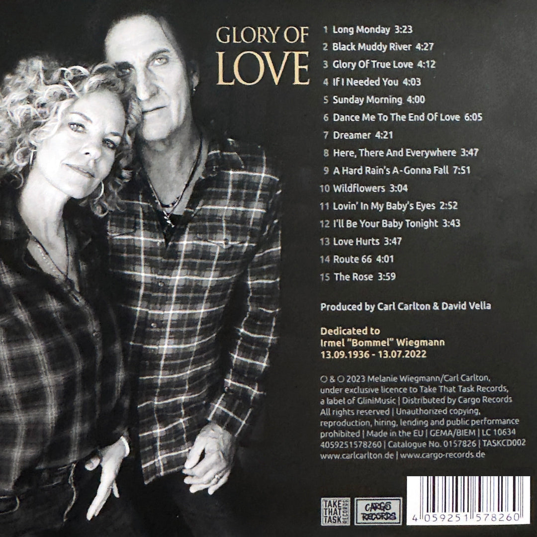Melanie Wiegmann & Carl Carlton - Glory Of Love (CD)