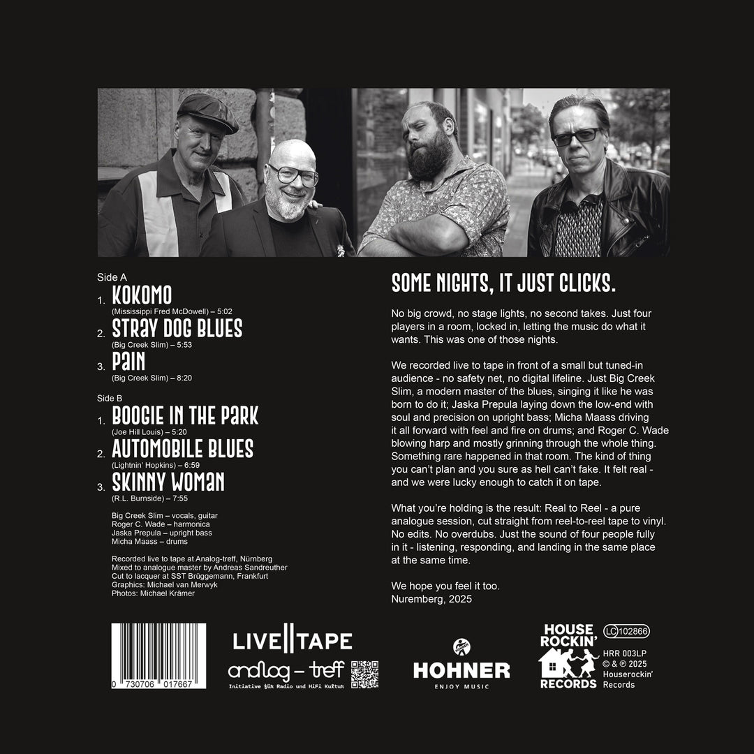 The Big Creek Slim Band - Real To Reel (12inch Vinyl-Album)