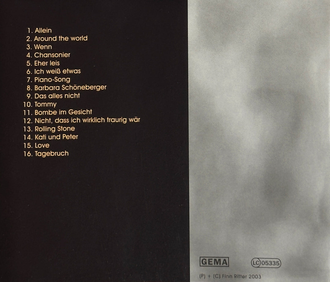 Finn Ritter - Alles auf Anfang (CD)