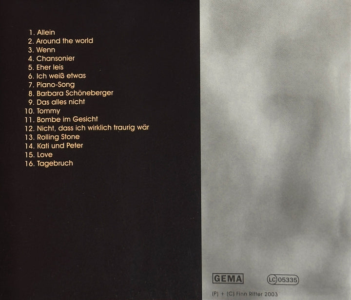 Finn Ritter - Alles auf Anfang (CD)