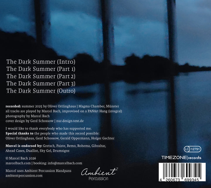 Marcel Bach - The Dark Summer (EP) (CD)