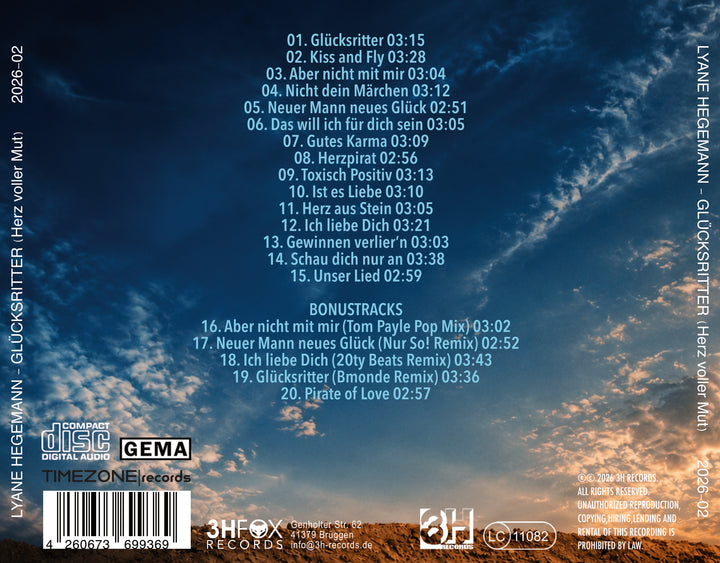 Lyane Hegemann - Glücksritter (Herz voller Mut) (CD)