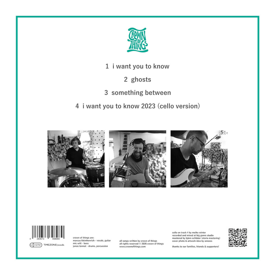 Crown Of Things - I Want You To Know (12inch Vinyl-Album)