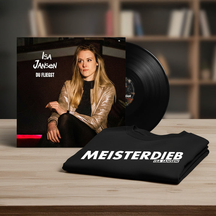 Isa Jansen – Du fliegst (12" Vinyl / T-Shirt-Bundle, mit Autogrammkarte)
