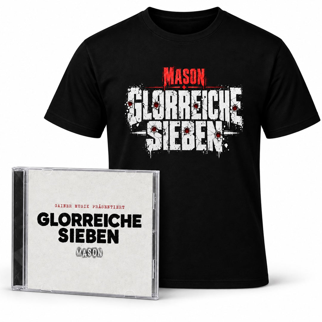 Mason - Glorreiche Sieben - T-Shirt + CD-Bundle