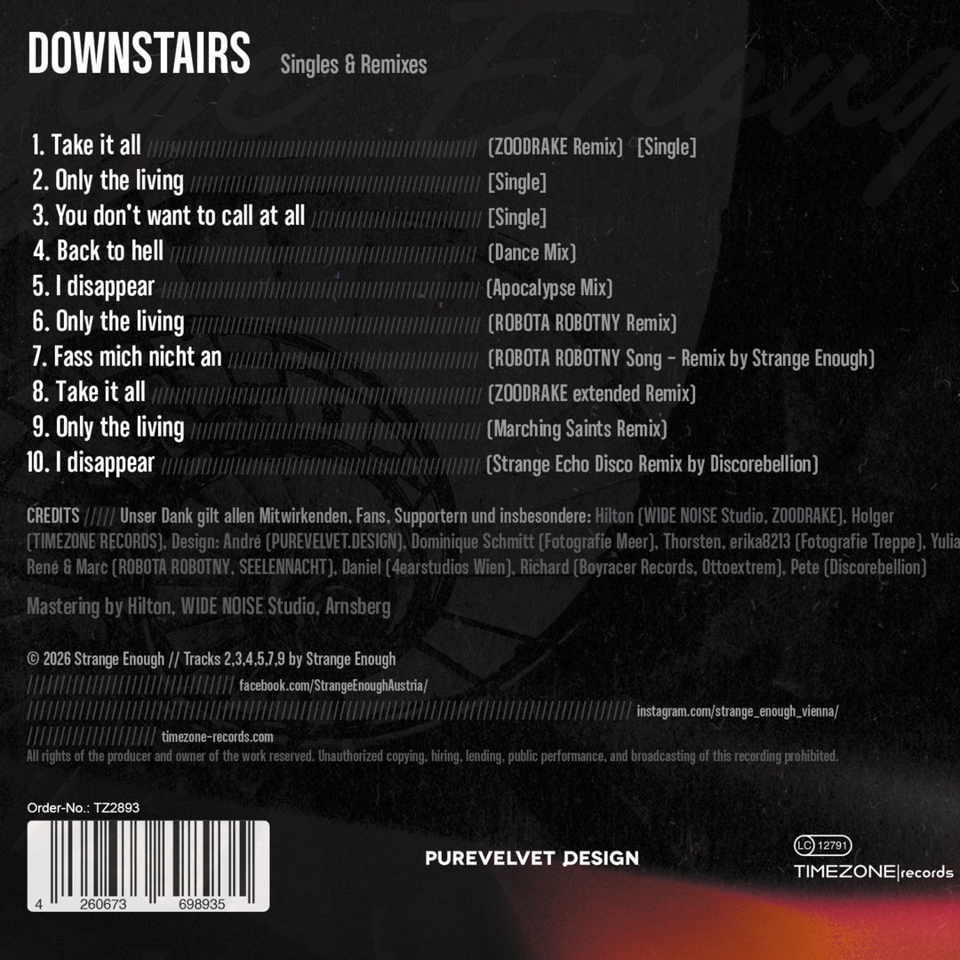 Strange Enough - Downstairs (CD)