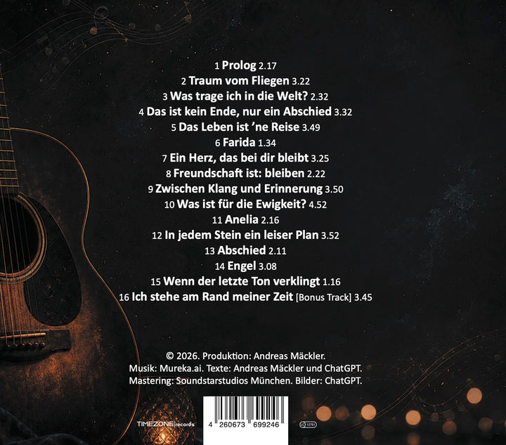 Andreas Mäckler & The Artificial Ensemble - Zwischen Klang und Erinnerung (CD)