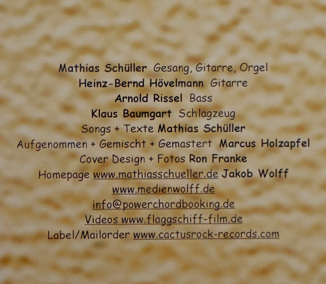 Mathias Schüller & Band – TATA (CD)