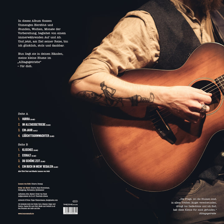Lennon von Seht - Alltagsgetriebe (12inch Vinyl-Album)