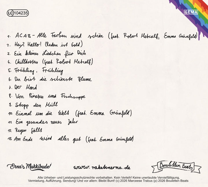 Raketen Erna - Ein kleines Album für Dich (CD)