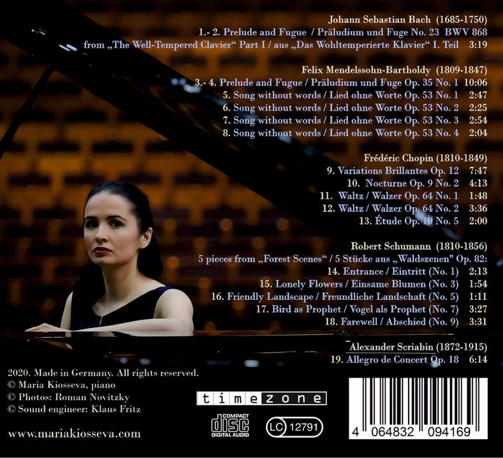 Maria Kiosseva - Piano Pentagon (CD) (5871831842969)