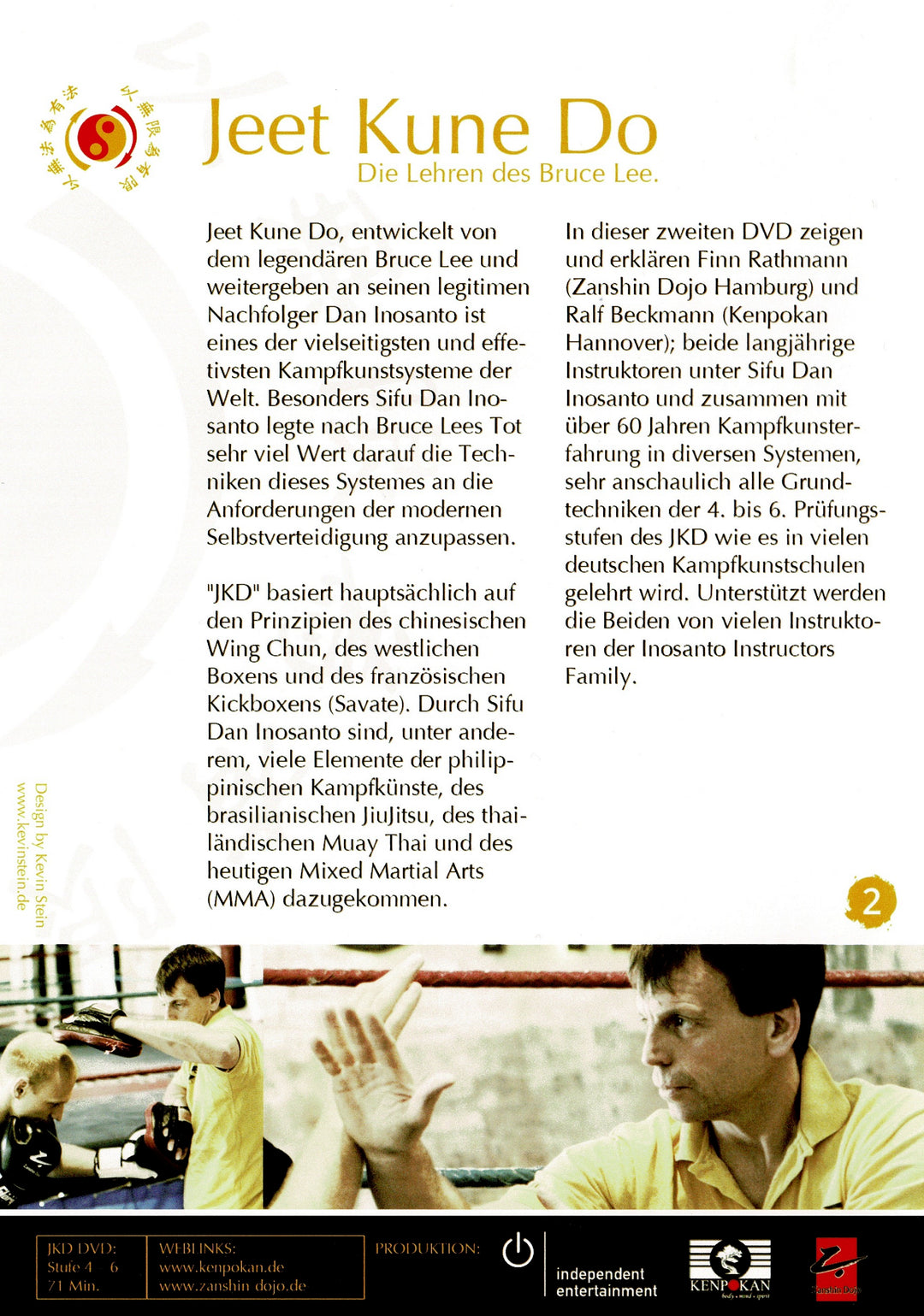 Ralf Beckmann und Finn Rathmann - Jeet Kune Do „Die Lehren des Bruce Lee“ Phase 2 (DVD) (5965373440153)