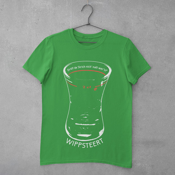 Wippsteert – T-shirt printed on the front “Dröff de Strich nich' nat wer'n?”