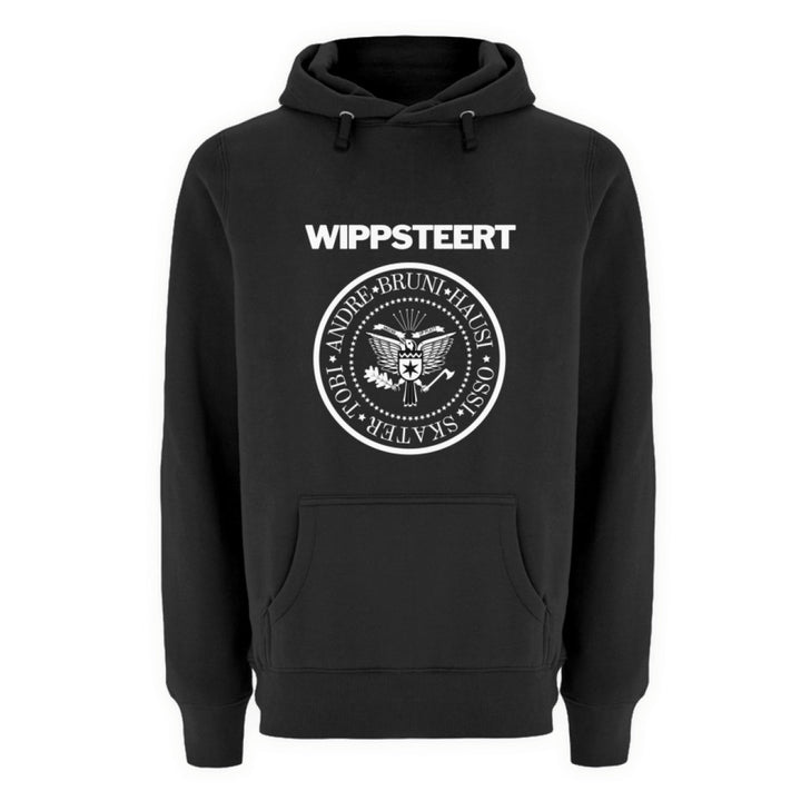 Wippsteert - Bandlogo  - Unisex Premium Kapuzenpullover, versch. Farben