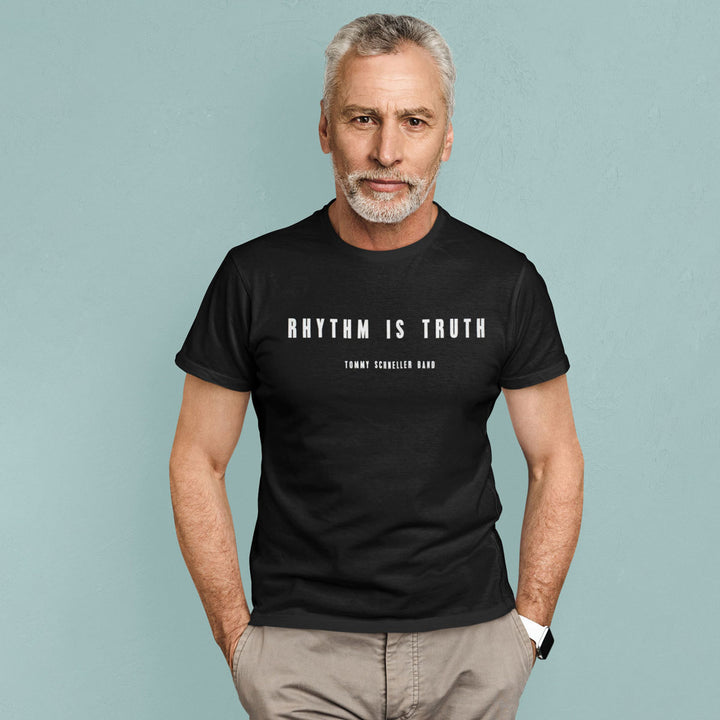 Tommy Schneller Band - T-Shirt „Rhythm Is Truth“ (T-Shirt) (6624103596185)