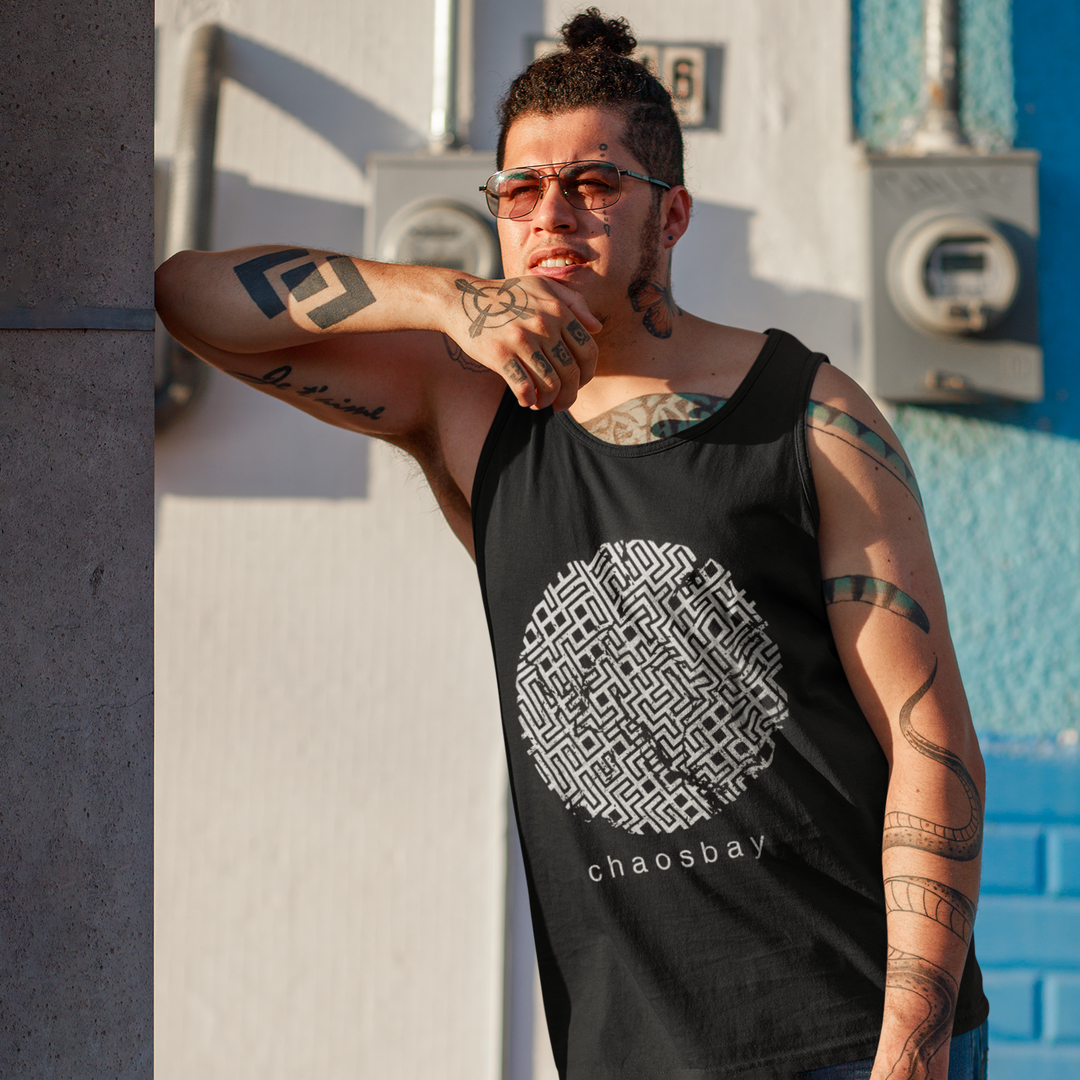 Chaosbay – Tank Top „Logo“, unisex, black (6022064177305)