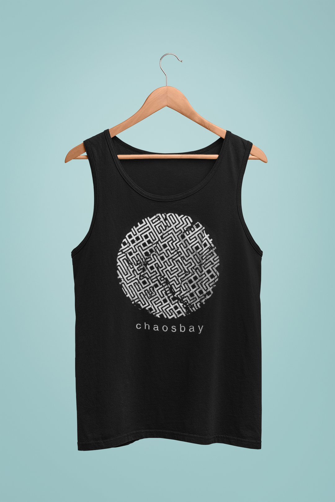 Chaosbay – Tank Top „Logo“, unisex, black (6022064177305)