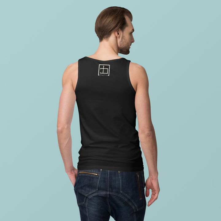 Chaosbay – Tank Top „Square“, unisex, black (6022107234457)