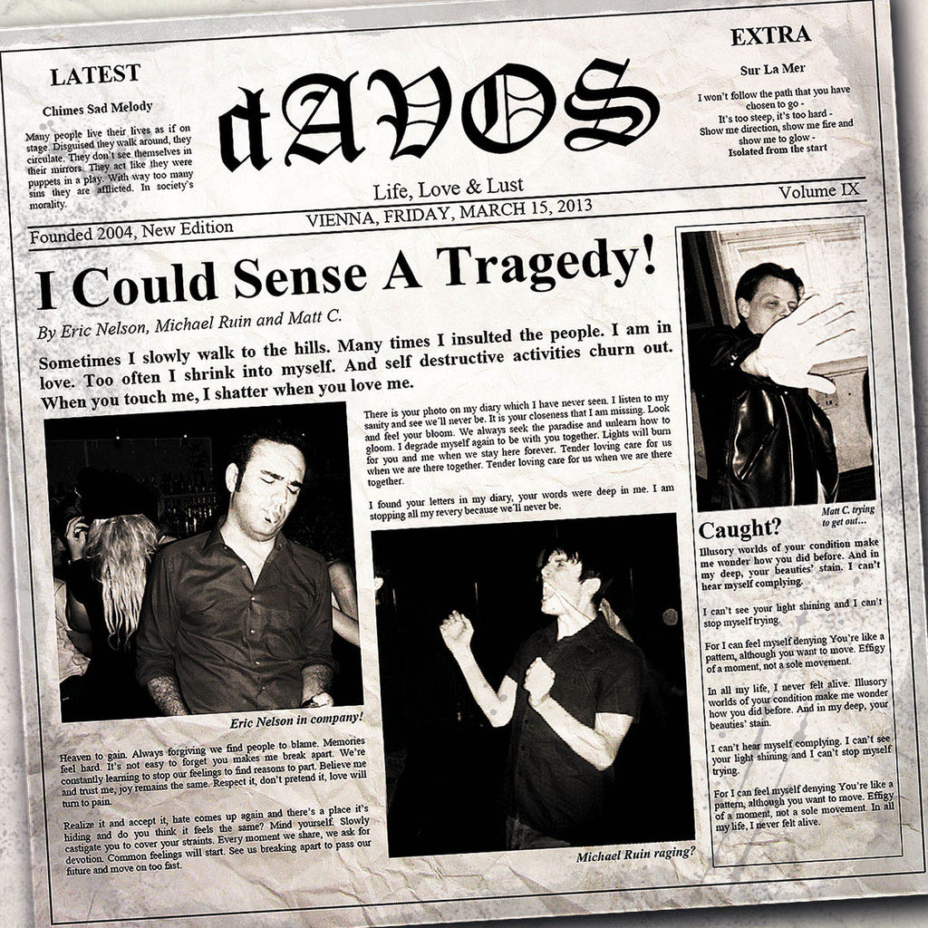 dAVOS - I Could Sense A Tragedy! (CD)