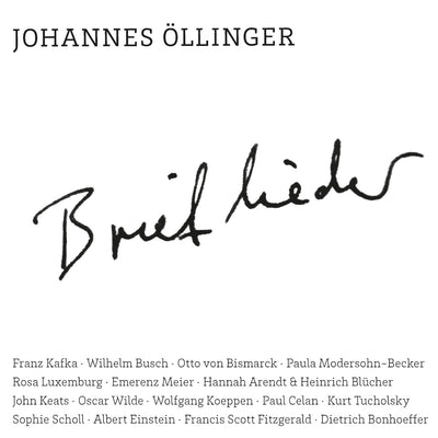 Johannes Öllinger - Brieflieder (CD) (5871811657881)