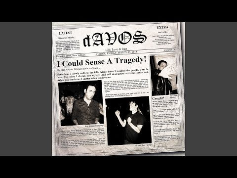 dAVOS - I Could Sense A Tragedy! (CD)