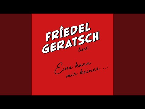 Friedel Geratsch - reads "One thing nobody can do for me..." (CD)