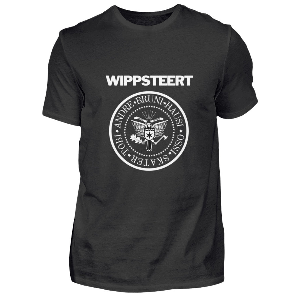 Wippsteert - Bandlogo - Herren Premiumshirt, versch. Farben